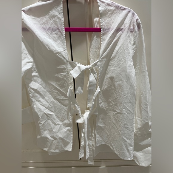 Zara White Button-down - Picture 3 of 4